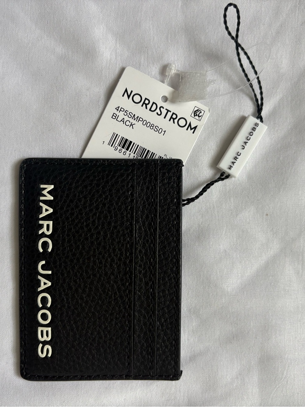 MARC JACOBS NWT Black Leather Card Holder